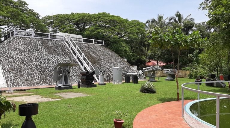 Indian Naval Maritime Museum grounds in Kochi