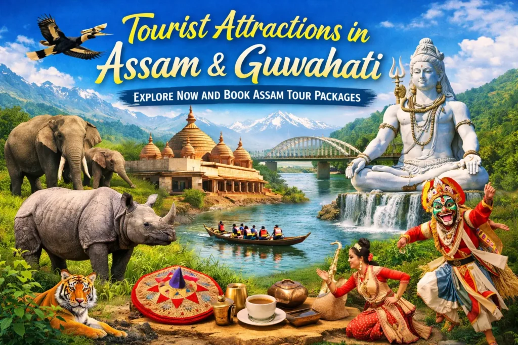 Tourist Attractions in Assam and Guwahati Explore Now and Book Assam Tour Packages