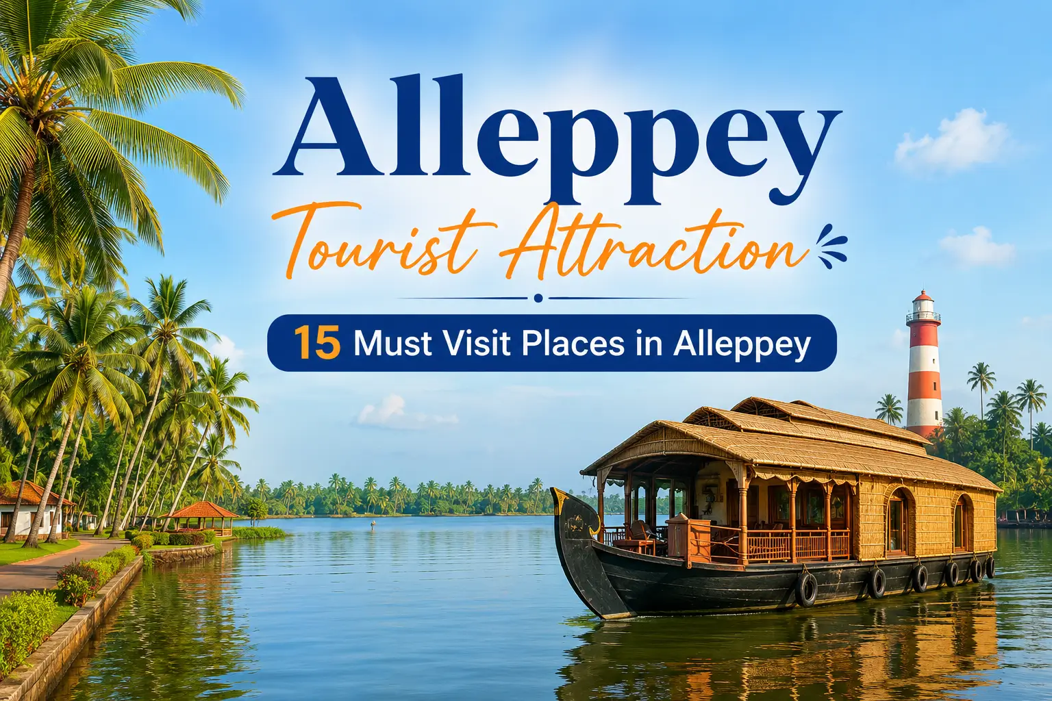Alleppey Tourist Attraction - 15 Must Visit Places in Alleppey