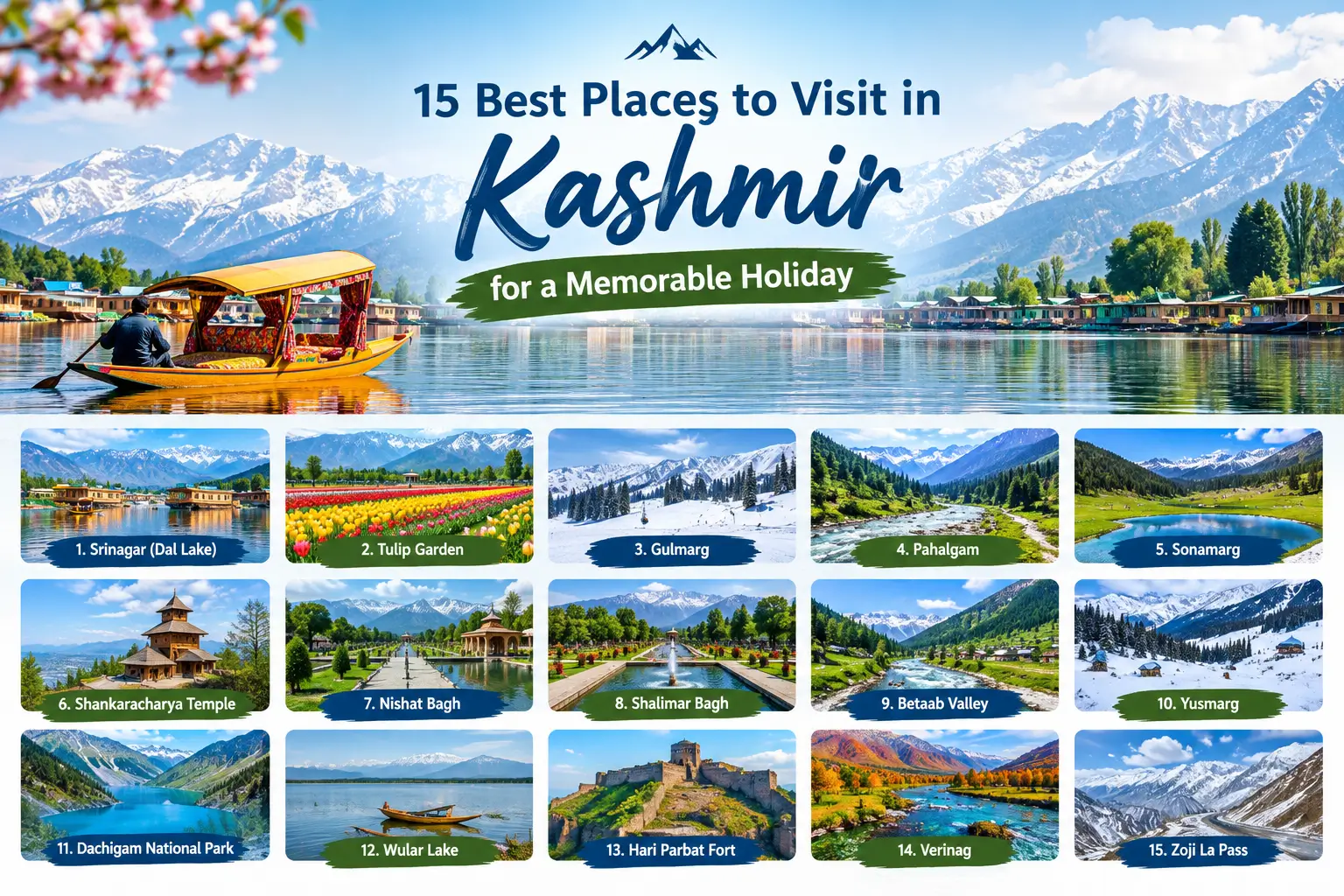 15 Best Places to Visit in Kashmir for a Memorable Holiday