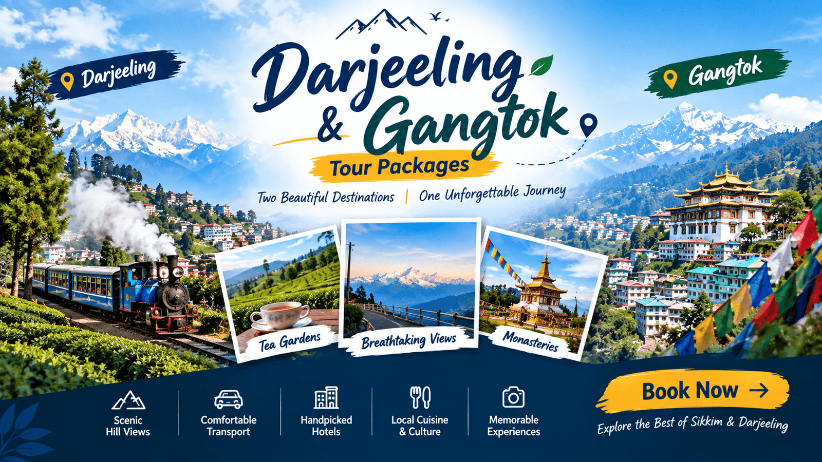 Darjeeling Gangtok Tour Packages