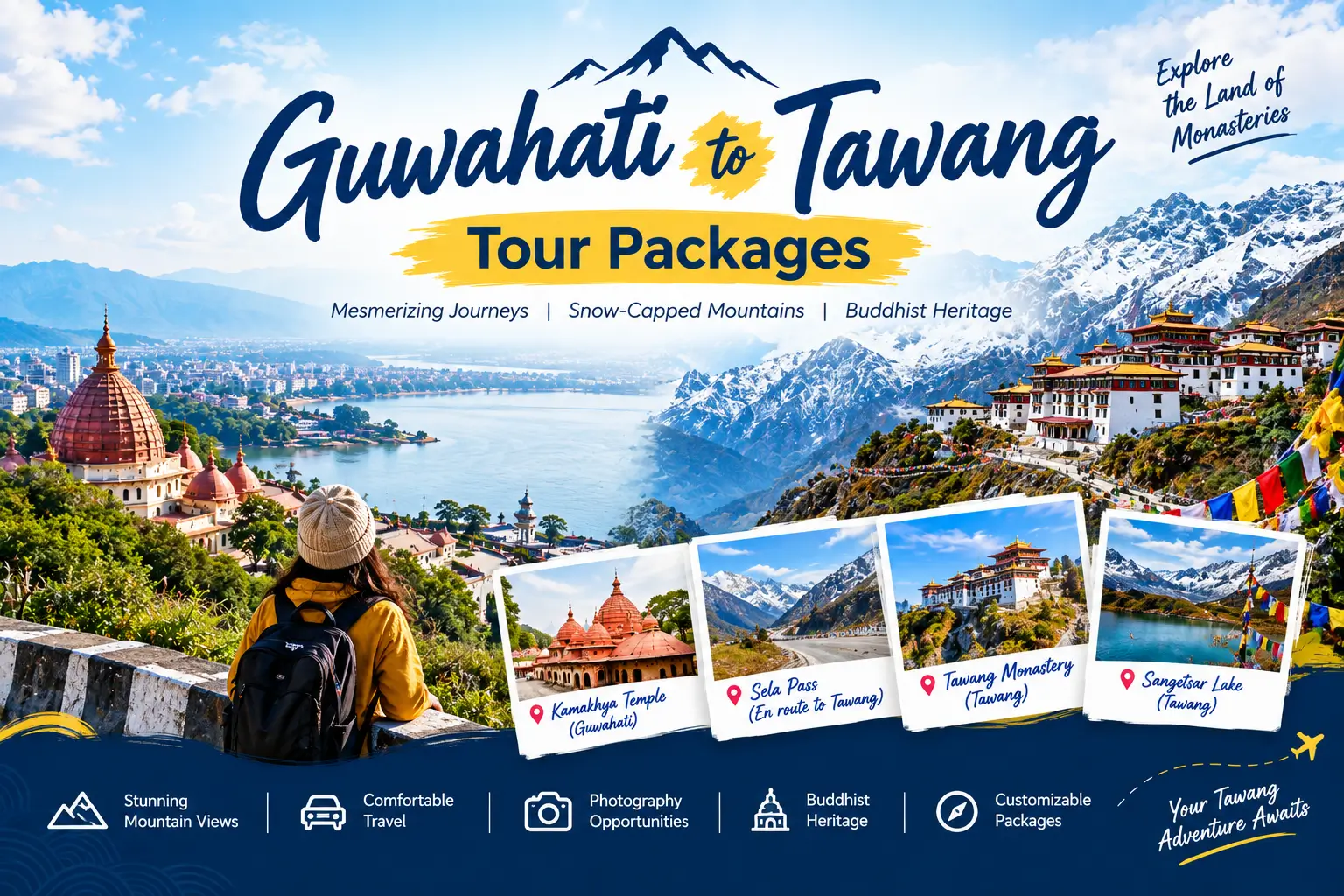 Guwahati Tawang Tour Packages